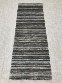Loribaft Tappeto persiano 220x80 Blu (Iran) Annodato A Mano