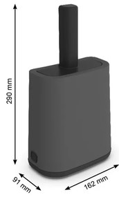 Cazzuola con supporto 9x16 cm Biala - Rotho