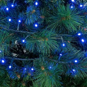 Ghirlanda di Luci LED 50 m Azzurro Bianco 6 W Natale