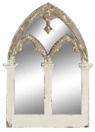 Specchio da parete DKD Home Decor Bianco Vintage (Ricondizionati B)