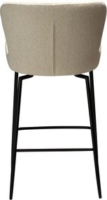 Sgabello da bar color crema imbottito (altezza della seduta 67,5 cm) Glam – DAN-FORM Denmark