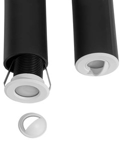 Set di 5 faretti da terra moderni bianchi con LED IP67 - Linsey