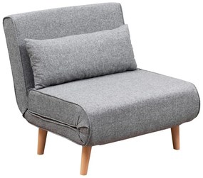 Poltrona grigio chiaro Folde - Artie