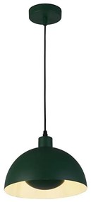 Searchlight 35411GR - Lampadario a cavo MARS 1xE27/60W/230V Ø 40 cm verde