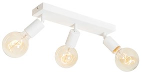 Faretto moderno bianco rettangolare 3 luci - Facil