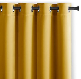 Tenda termoisolante/parzialmente oscurante gialla 140x270 cm Kierra – Restilo