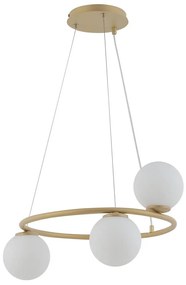 Lampadario a sospensione con filo GAMA 3xG9/12W/230V oro