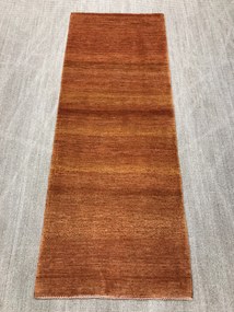 Loribaft Tappeto 80 x 220 Giallo (Iran) Annodato A Mano