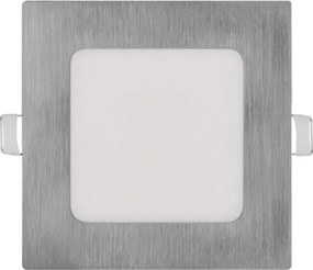 Lampada LED da incasso per controsoffitto NEXXO LED/7W/230V 3000/3500/4000K argento 12x12 cm