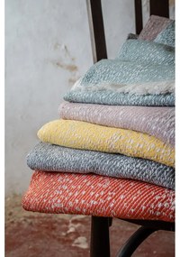 Plaid rosso con cotone Dotty , 140 x 180 cm Diamond - Euromant