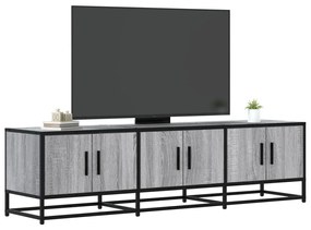 Mobile Tv Grigio Sonoma 150x35x41cm İn Truciolato E Metallo /