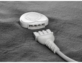 Concept DV7420 - Coperta elettrica riscaldante 160W/230V 180x130 cm grigia/bianca