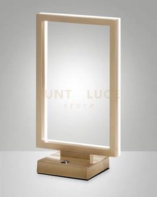 Bard lampada da tavolo oro opaco a led 3000k - 15w - 1720 lm dimmer...