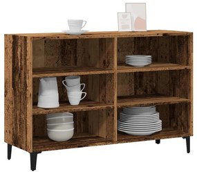Credenza Legno Antico 103,5x35x70 Cm İn Truciolato /