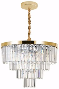 Lampadario a Sospensione in Cristallo da Soffitto APP1533-6CP4 Oro