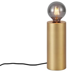Lampada da tavolo moderna ottone 24 cm - Cylinder