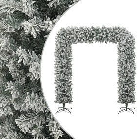 Albero Di Natale Ad Arco Innevato 240 Cm /