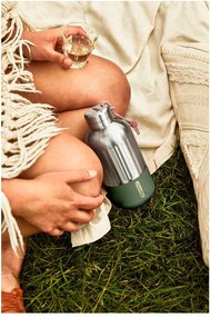 Bottiglia termica argentata in acciaio inox 650 ml Explorer – Black + Blum