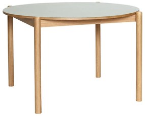 Tavolo da pranzo rotondo in rovere ø 115 cm Oblique - Hübsch