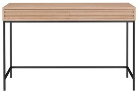 Scrivania con piano effetto rovere 50x120 cm Celine - Støraa