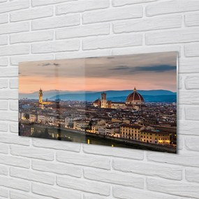 Quadro su vetro acrilico Cattedrale del Panorama Italia 100x50 cm