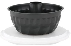 Stampo per ciambella TORO con vassoio e coperchio, nero