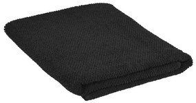 Telo bagno per doccia 90x140 cm nero in cotone 100%