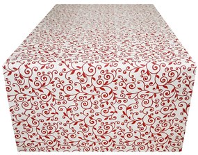 Runner foglie rosi 50x150 cm Made in Italy