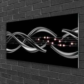Quadro di vetro Grafica astratta 100x50 cm 2 appendini