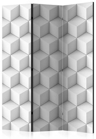 Paravento  Room divider – Cube I  Colore bianco e nero, Dimensioni e Misure 135x172