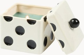 Candela profumata in ceramica Lucky Dice (lime nebbioso)
