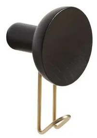 Around Gancio per cappotto Large Black/Oak/Brass - Woud