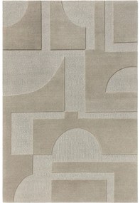 benuta Pure Tappeto di lana Logan Grigio chiaro 120x170 cm - Tappeto fibra naturale