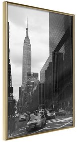 Poster  Empire State Building  Cornice Quadri Cornice d'oro, Larghezza x Altezza Home decor 20x30