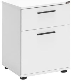 Comodino 57x40 cm bianco