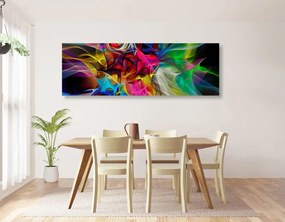 Quadro su tela – Caos colorato astratto