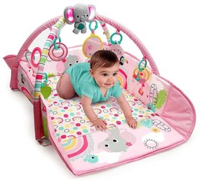 Bright Starts - Coperta per bambini per giocare 5in1 YOUR WAY BALL PLAY 3xAA rosa