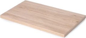 Piano d'appoggio finitura rovere per tavolo 90x50 cm in legno