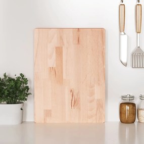 Tagliere 40x30x4 Cm İn Legno Massello Di Faggio /