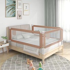 Sponda Letto Di Sicurezza Per Bambini Talpa 140x25cm İn Tessuto /