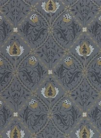 Morris & Co Carta da parati Pure Trellis - Black Ink