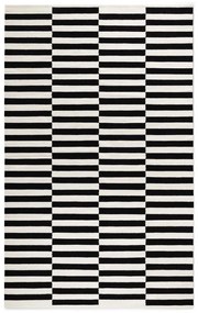 Tappeto bianco e nero in lana reversibile/tessuto a mano 200x300 cm Donna – Hanse Home