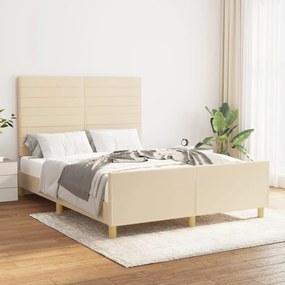Giroletto Senza Materasso Crema 140x190 Cm İn Tessuto /