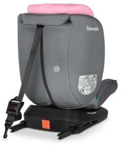 Lionelo - Seggiolino auto BASTIAAN i-Dimensioni 40-150 cm grigio/rosa