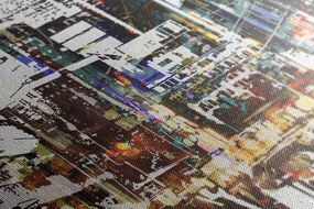 Stampa su tela – Panorama astratto della città