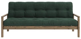 Divano letto verde scuro 205 cm Knob - Karup Design