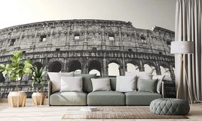 Carta da parati autoadesiva – Colosseo in bianco e nero