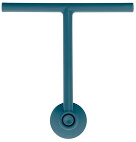 Tergivetro doccia blu in plastica antigraffio con ventosa Spring
