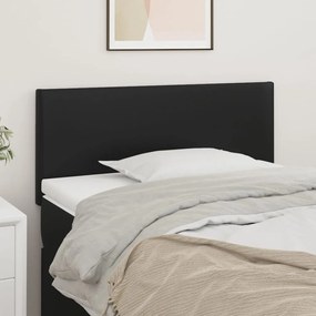 Testiera Nera 100x5x78/88 Cm İn Similpelle /