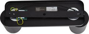 Plafoniera moderna nera 2 luci GU10 70mm - Jeana Luxe